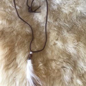 Feather necklace